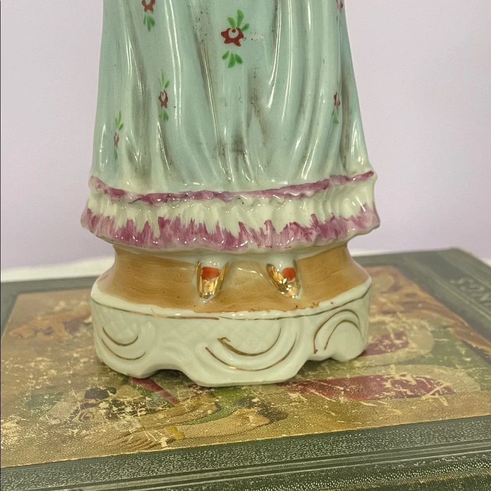 Vintage Porcelain Figurine with Accordion